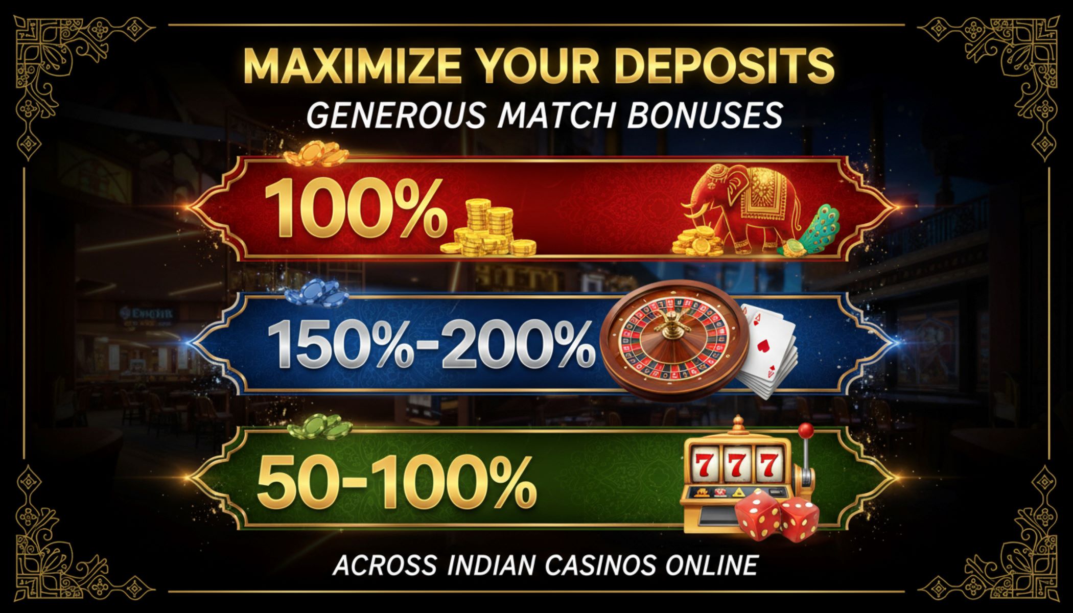 Casino Bonus Match Percentages